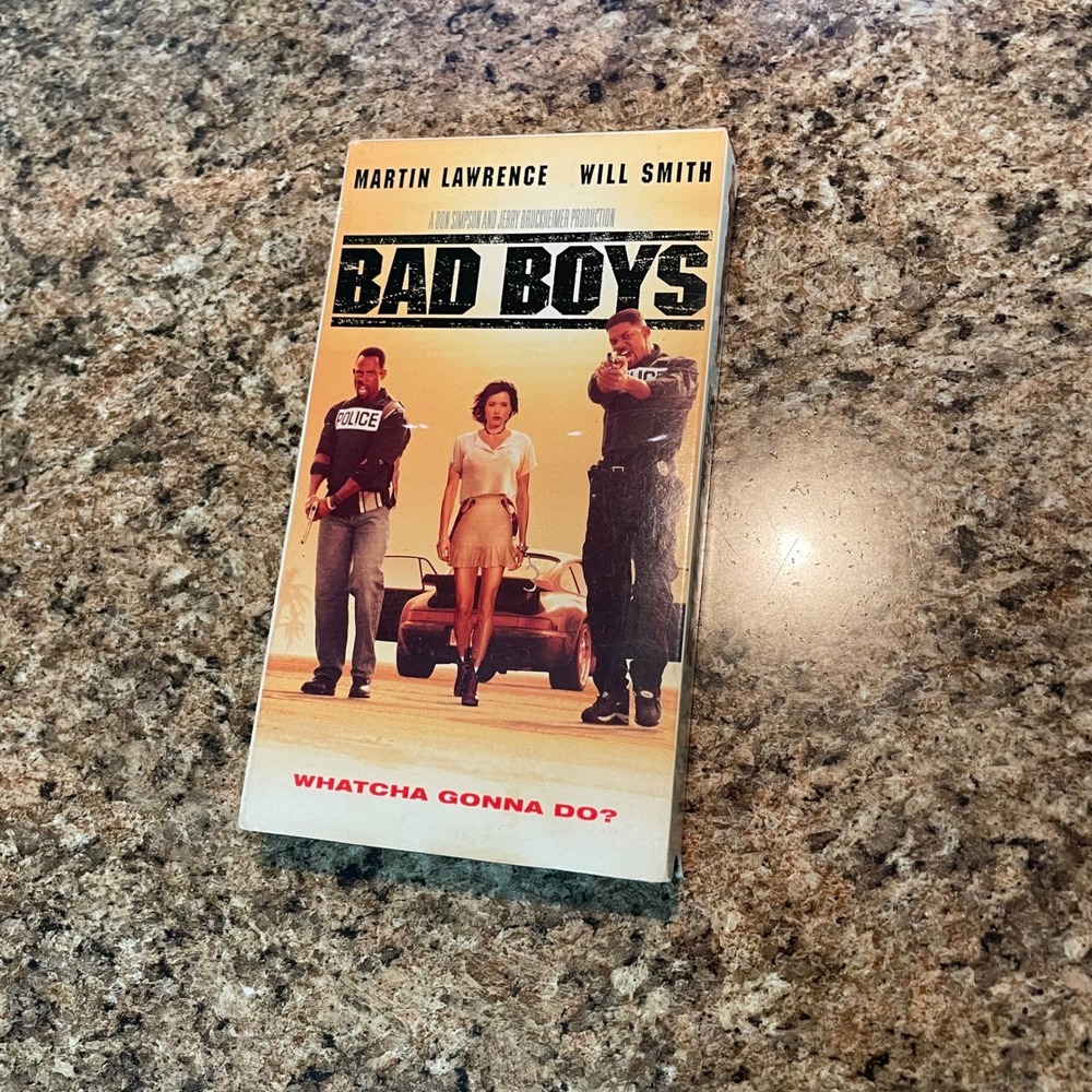 Bad Boys VHS Movie Martin Lawrence Will Smith 1995 Action Comedy Film